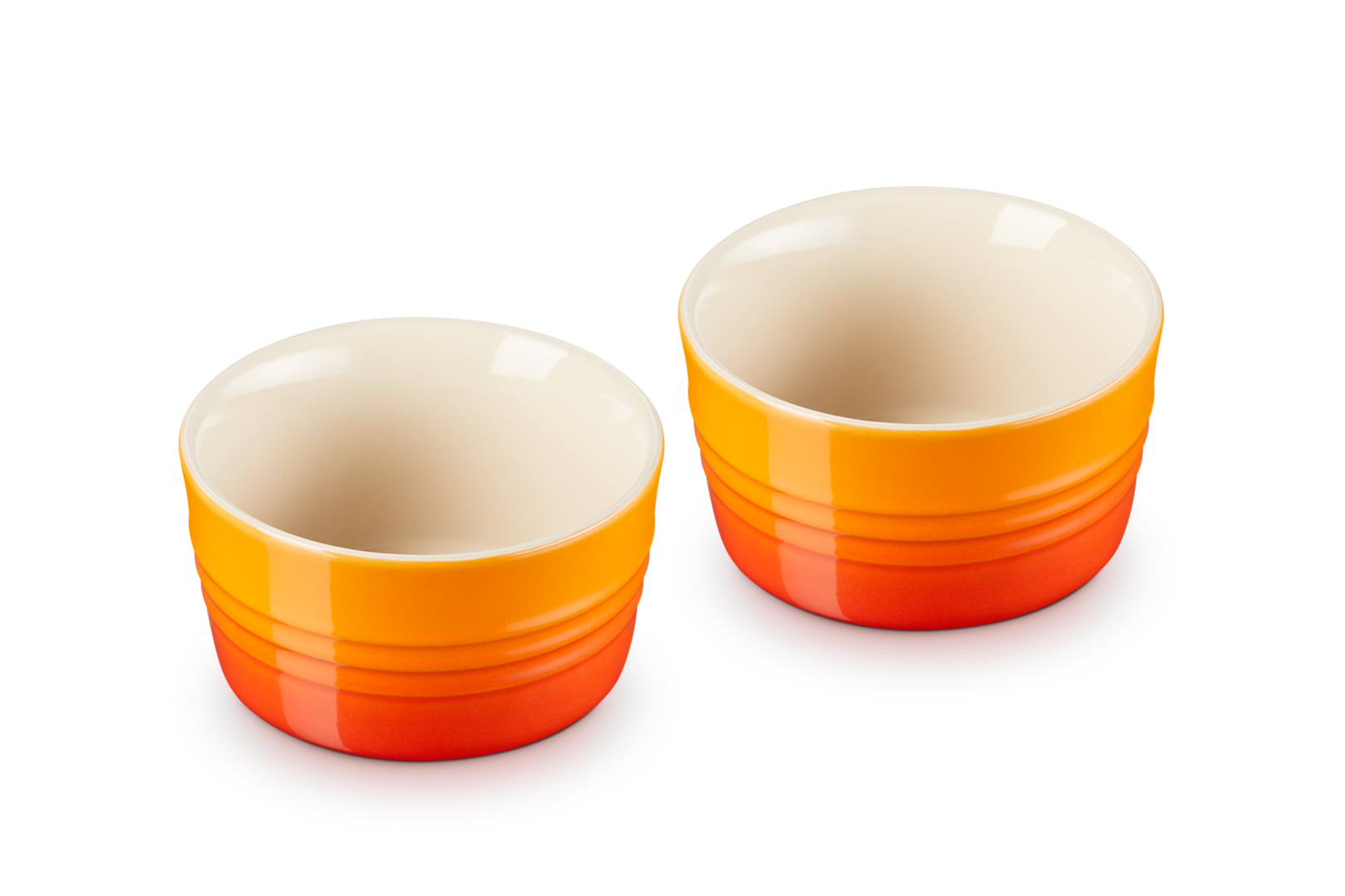 Gres 0.2 l Le Creuset Set 2 Coppette Ramequin Cassis 