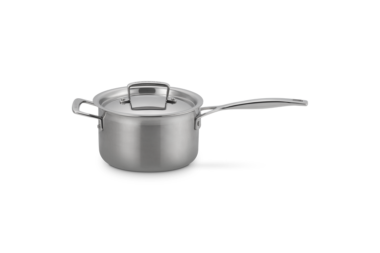 Casserole Inox avec couvercle et poignée d'assistance