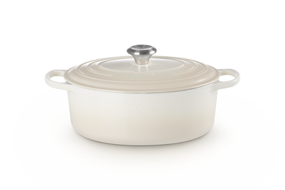 Cocotte ovale en fonte émaillée