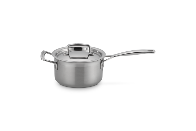 Casserole Inox avec couvercle et poignée d'assistance