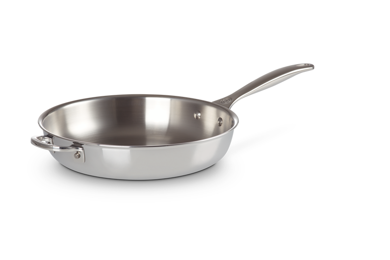 le creuset Poêle en Inox Signature avec poignée d'assistance
