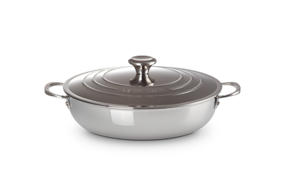 Sauteuse Provençale en Inox Signature avec Couvercle