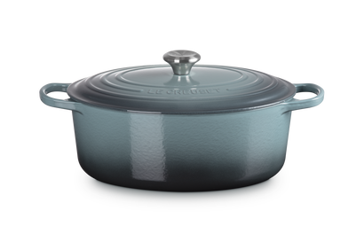 Cocotte ovale en fonte émaillée