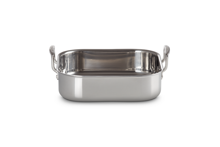 le creuset Plat à rôtir carré Inox Classique