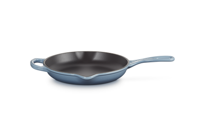 Skillet rond en fonte émaillée