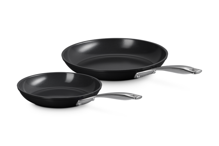 le creuset Set de 2 poêles Anti-adhérent Essentiel Céramique (24-28cm)