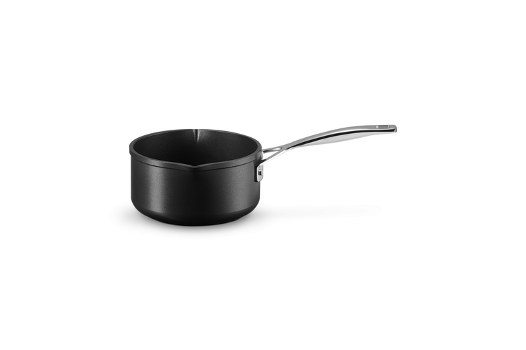 Acheter Casserole antiadhésive avec couvercle, petits Pots à lait pour la  cuisson avec bec verseur, marmite en aluminium avec poignée en bois pour la  cuisine, sans PFAS