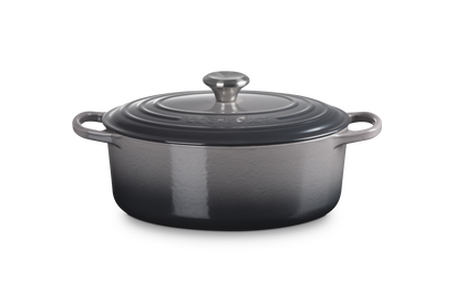 Cocotte ovale en fonte émaillée