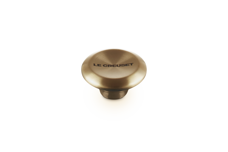 le creuset Bouton Signature doré clair