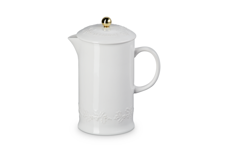 le creuset Cafetière à Piston en Céramique Couronne Enchantée
