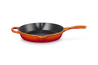 Skillet rond profond en fonte émaillée