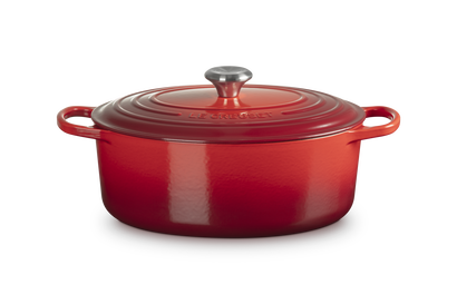 Cocotte ovale en fonte émaillée