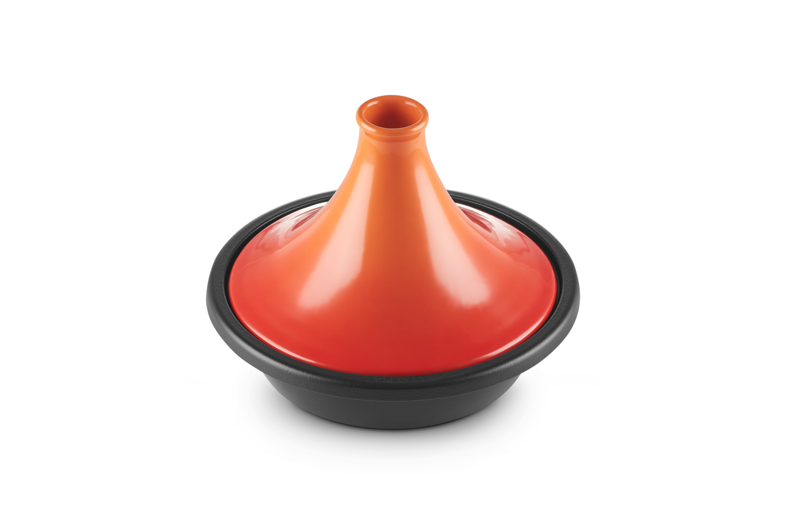 Adatta a Tutte le Fonti di Calore Rotonda Induzione e Forno Ø 27 cm Le Creuset Tajine in Ghisa 4,02 kg Arancio 