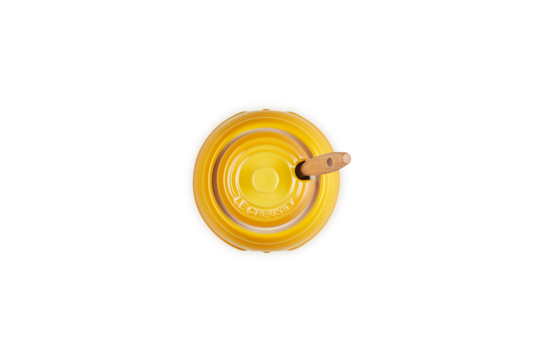 SHZMJL Pot à miel en porcelaine, pot à miel en céramique avec