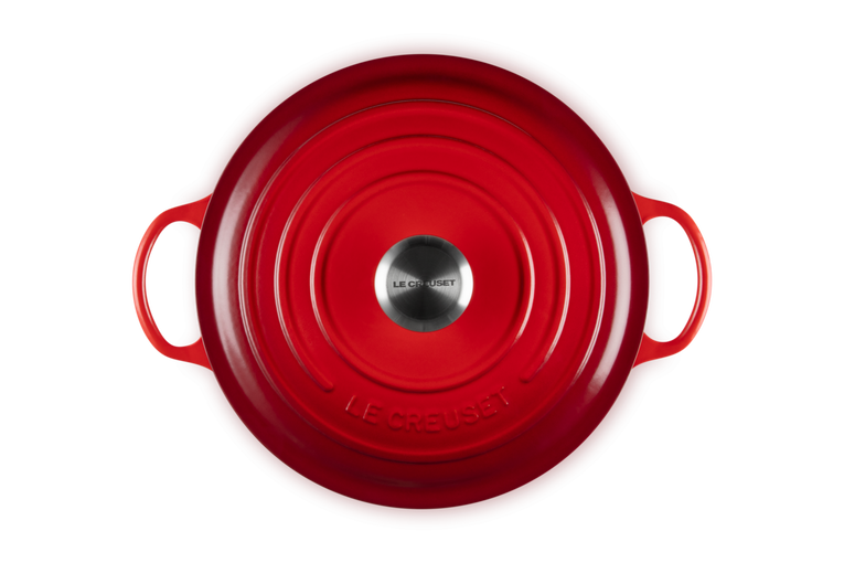 Marmite en Fonte Émaillée Rouge - 24 cm – De Grandis Cuisine
