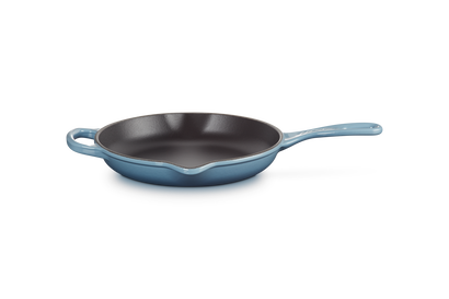 Skillet rond en fonte émaillée