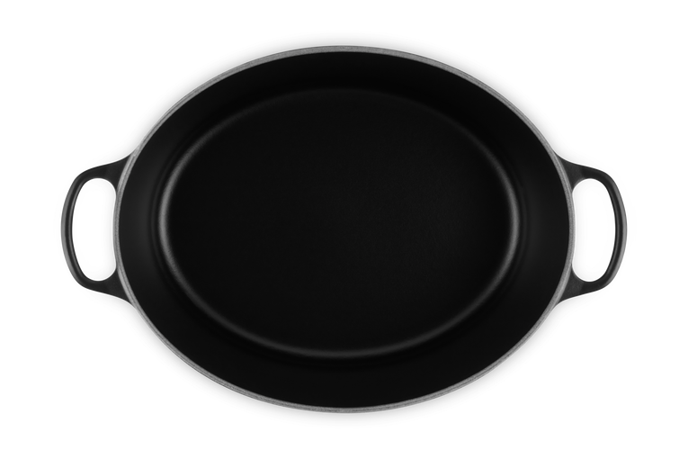 Le Creuset - Cocotte Signature Ovale 4,1 L Noir Mat (27 cm) - Les