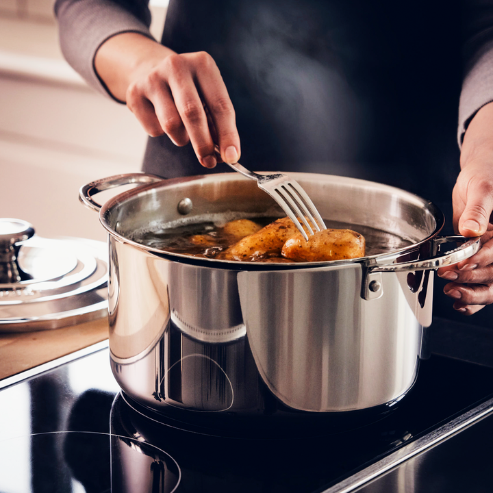 Poêle en fonte véritable pour gaz, induction, électrique et