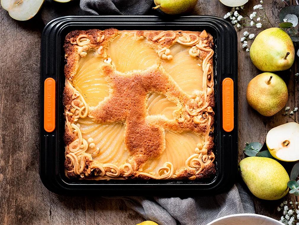 Tarte frangipane aux poires pochées à l’anis étoilé
