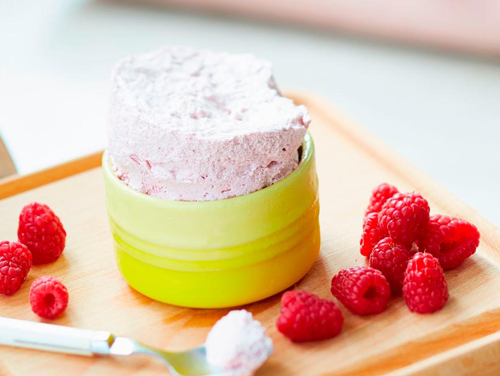 Soufflé glacé aux fruits rouges
