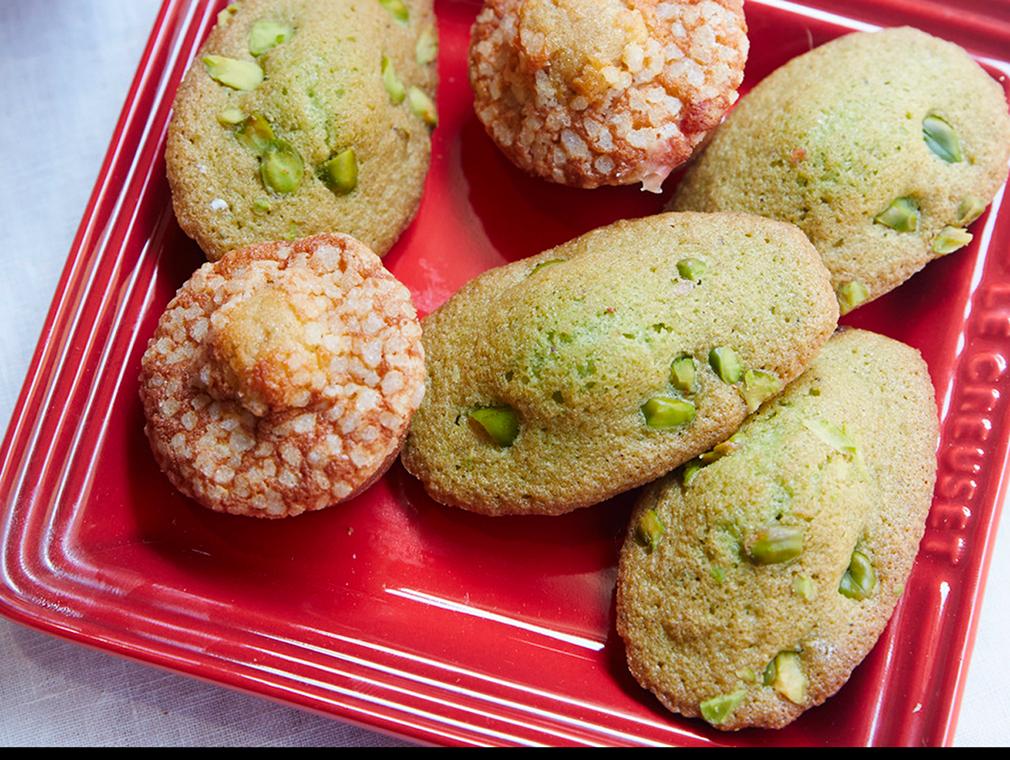 Madeleines à la pistache