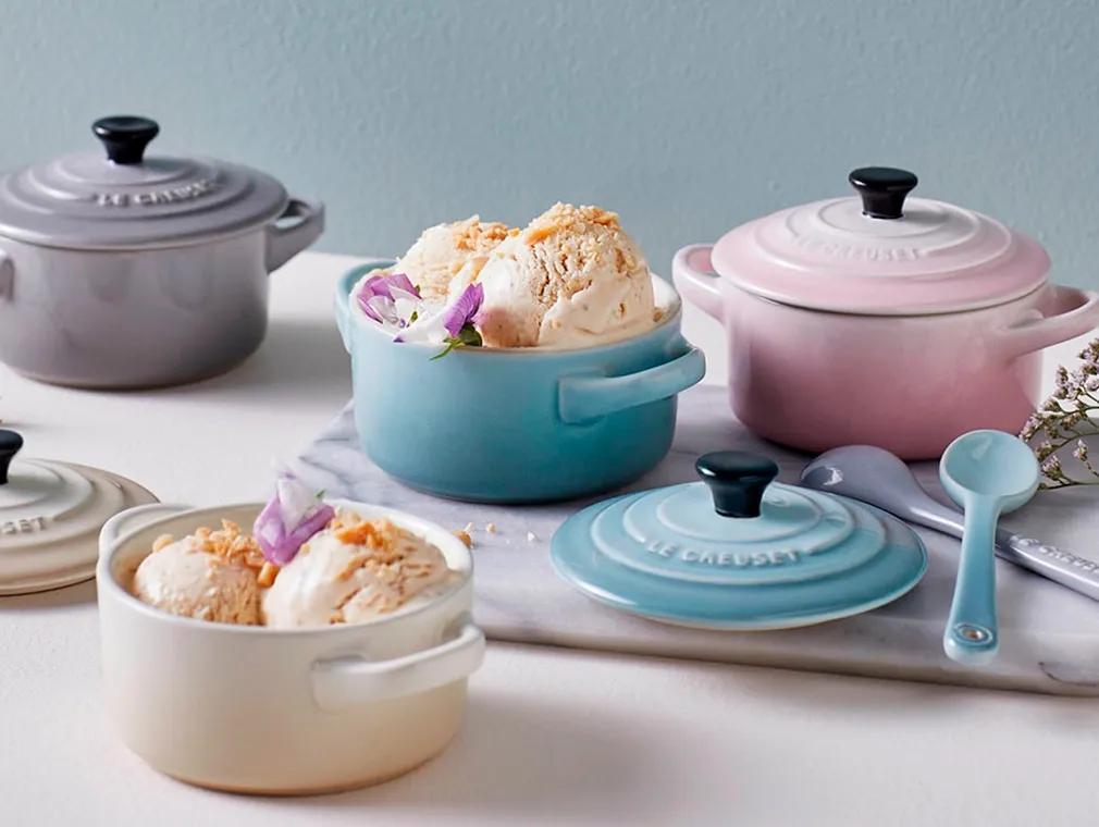 Crème glacée au thé chai avec cacahuètes salées