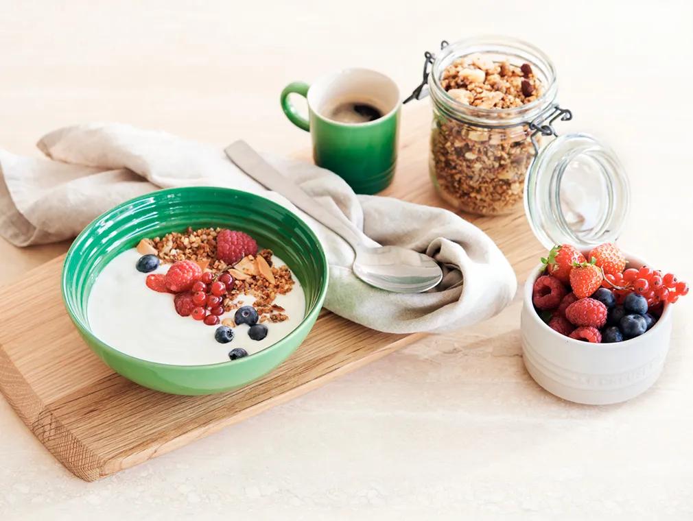 Muesli croquant à la poêle