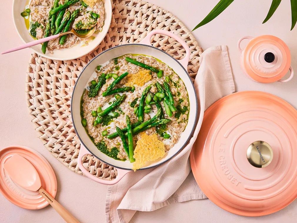Risotto aux graines de tournesol et au pesto