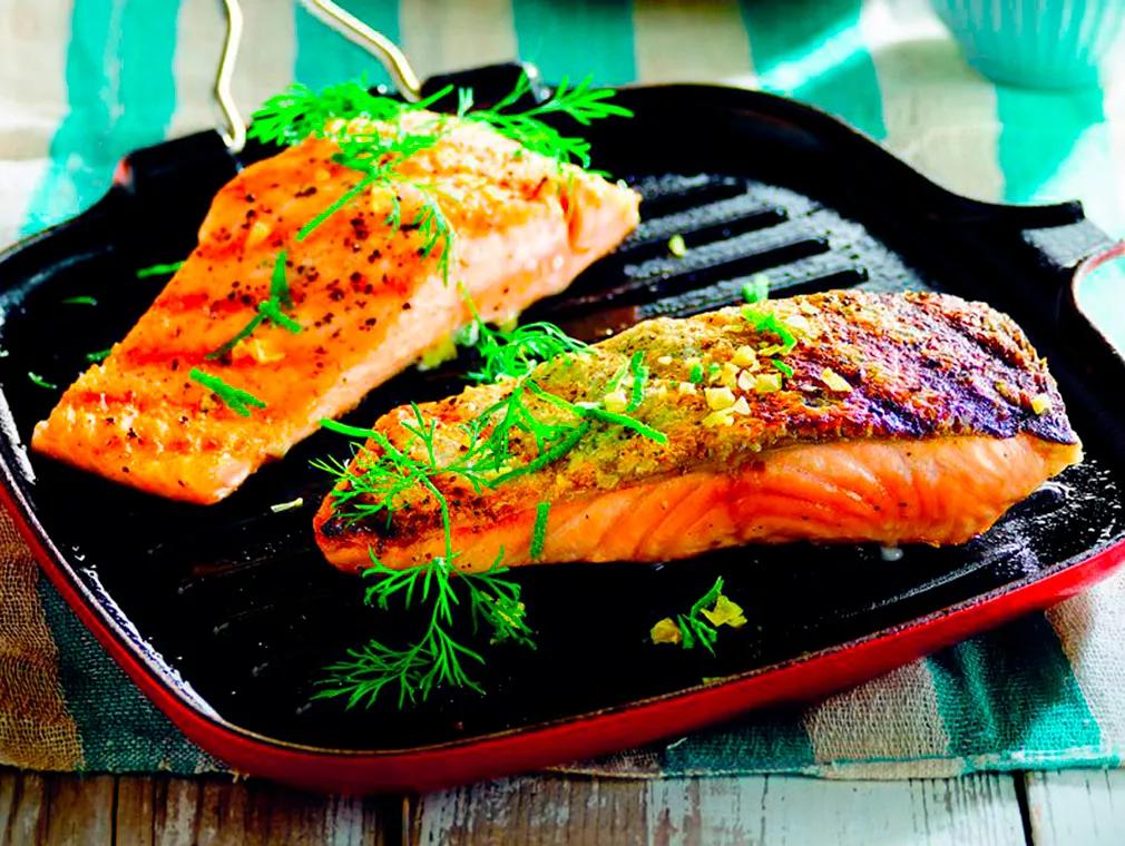 Truite saumonée et sa salade orientale