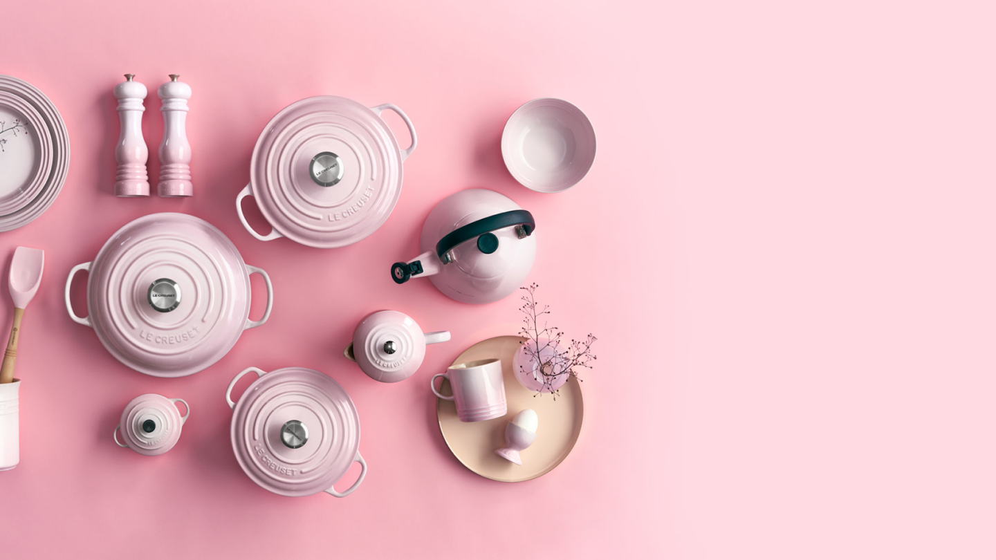 Collection Shell Pink Le Creuset Fr Le Creuset