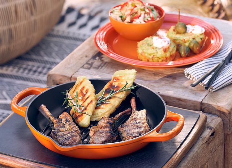 Flatbread au skillet gril