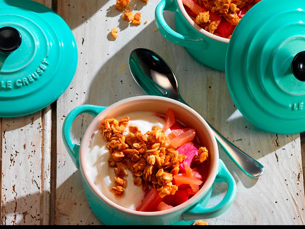 Crumble à la Rhubarbe