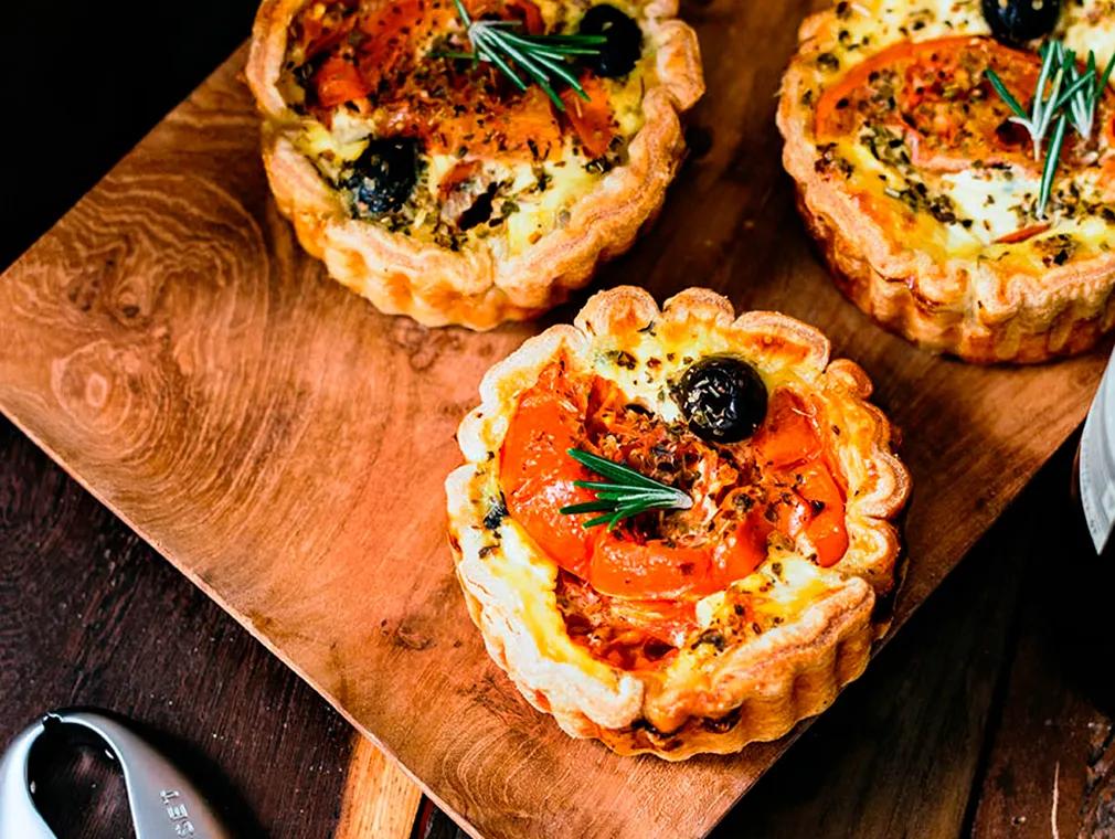 Tartalettes oignons ou tomate