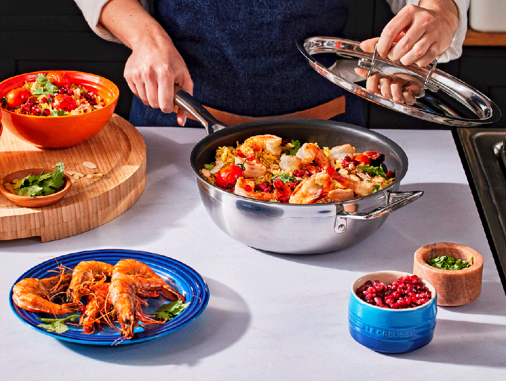 Riz pilaf aux crevettes