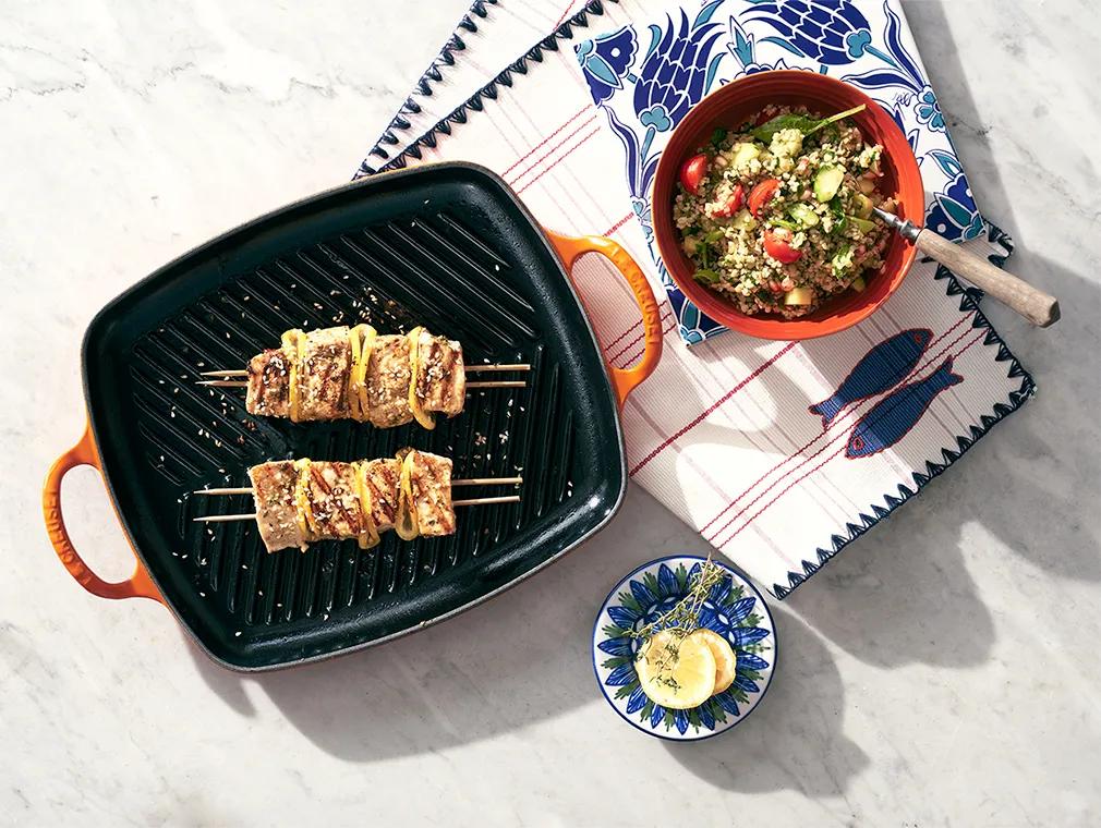 Brochettes de poisson