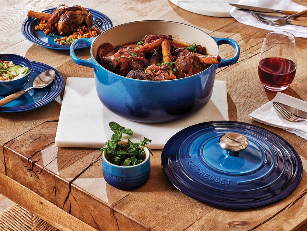 Souris d’agneau style tajine avec yaourt au concombre