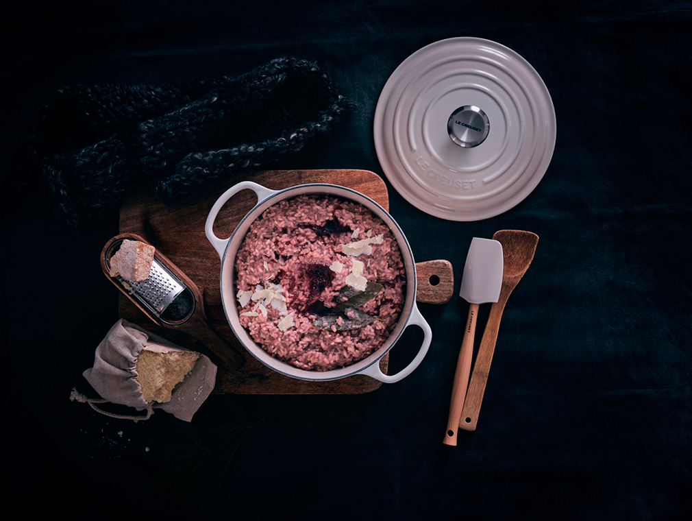 Risotto au vin rouge