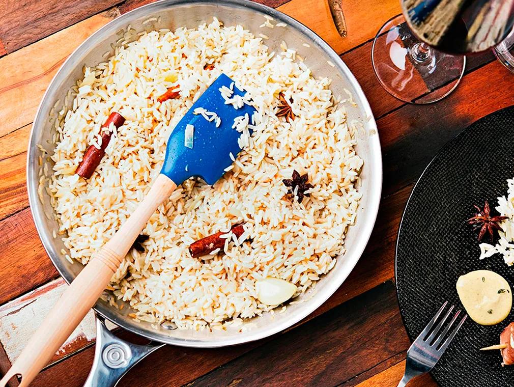 Poêlée de riz, cannelle et badiane