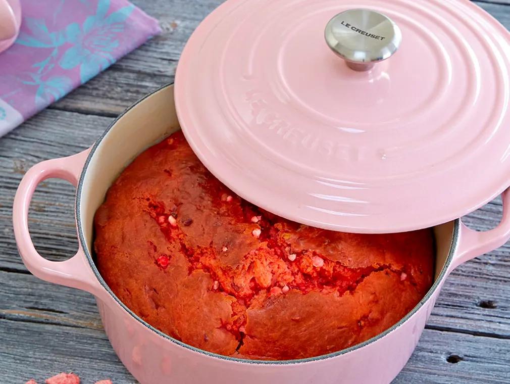 Brioche à la rose aux pralines