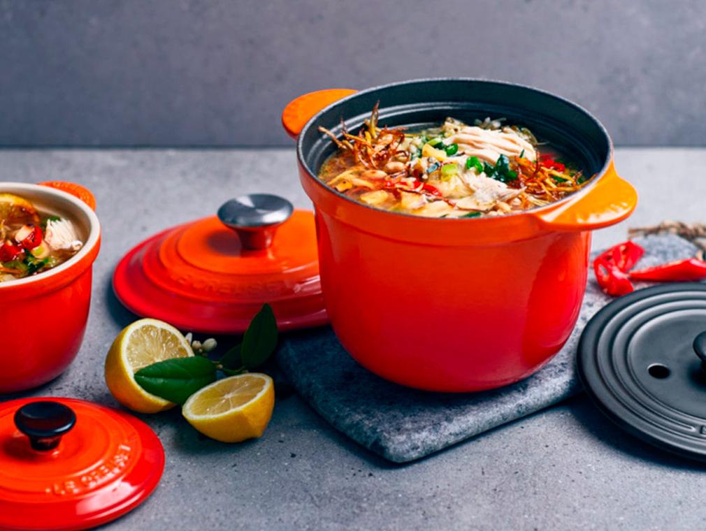 Soupe au Poulet et Riz au Citron